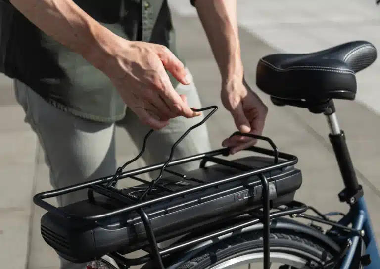 Recharge d'un vélo électrique